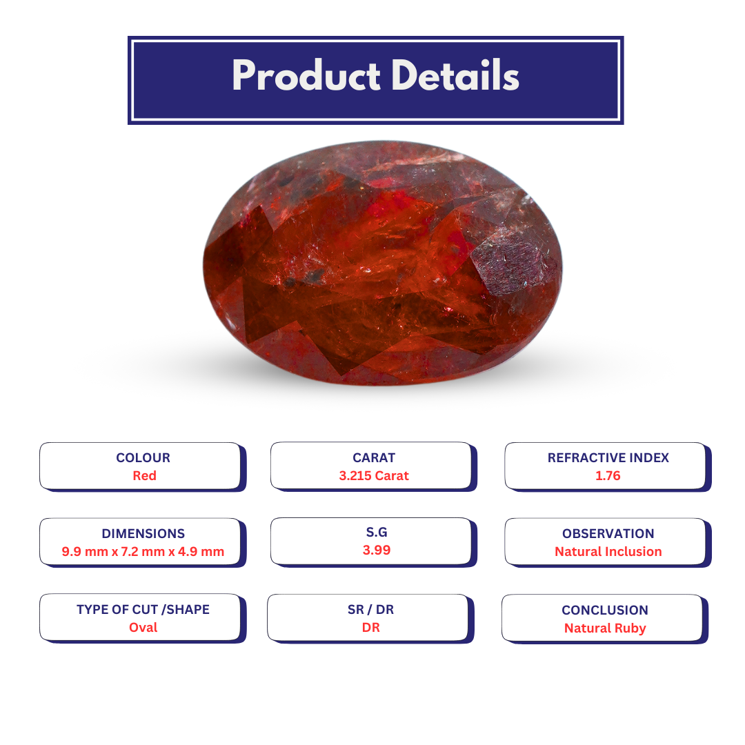Ruby 3.215 Carat