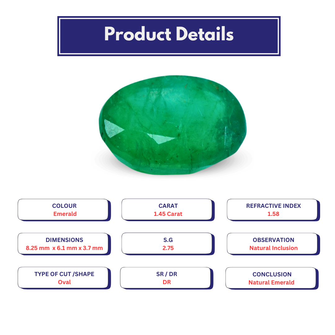 Natural Emerald 1.45 Carat