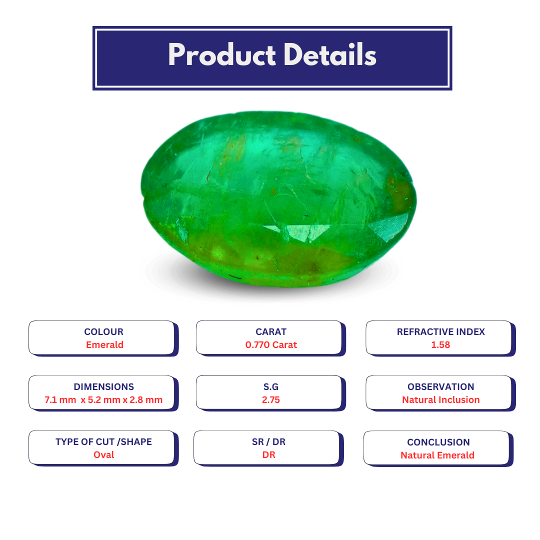 Natural Emerald 0.770