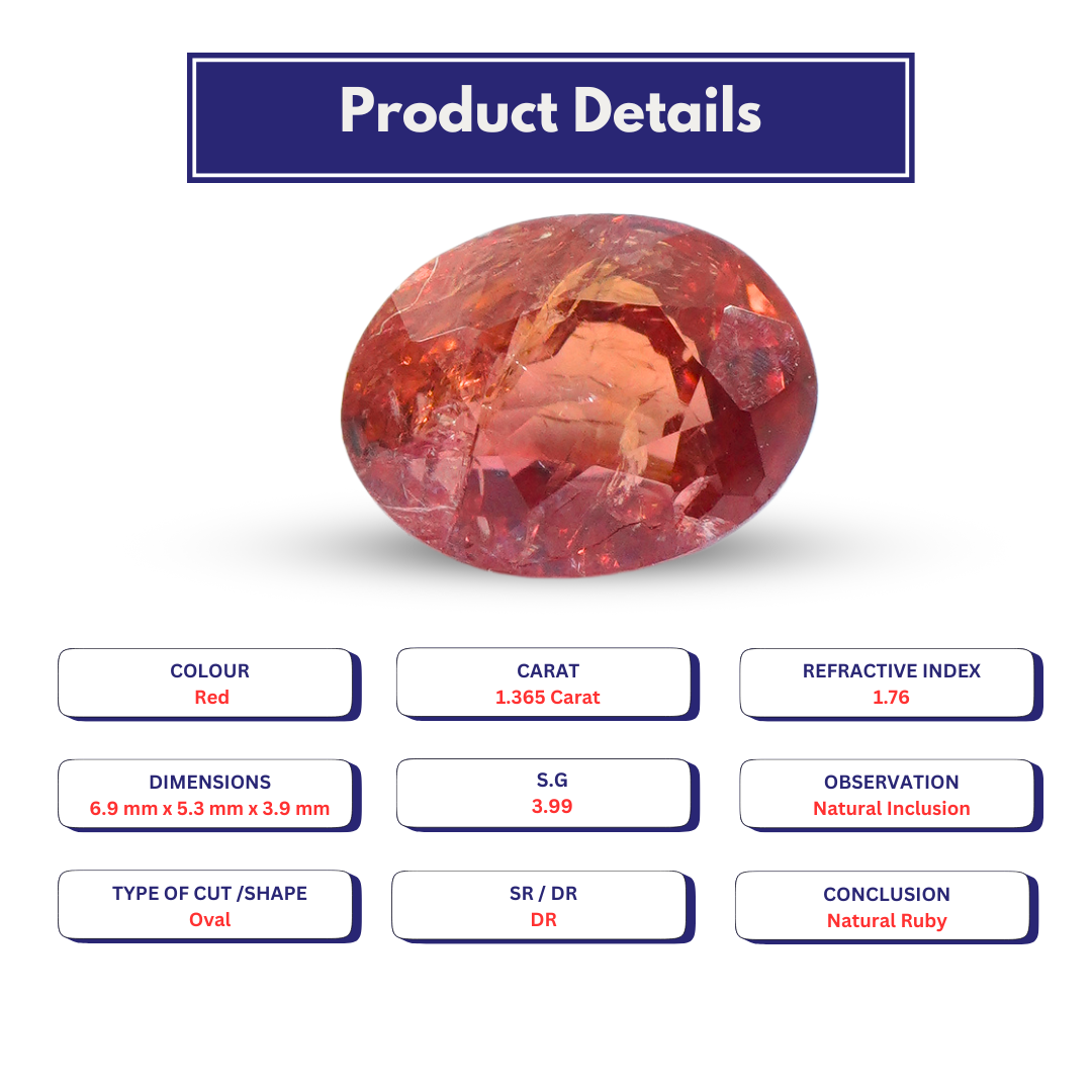 Ruby 1.365 Carat