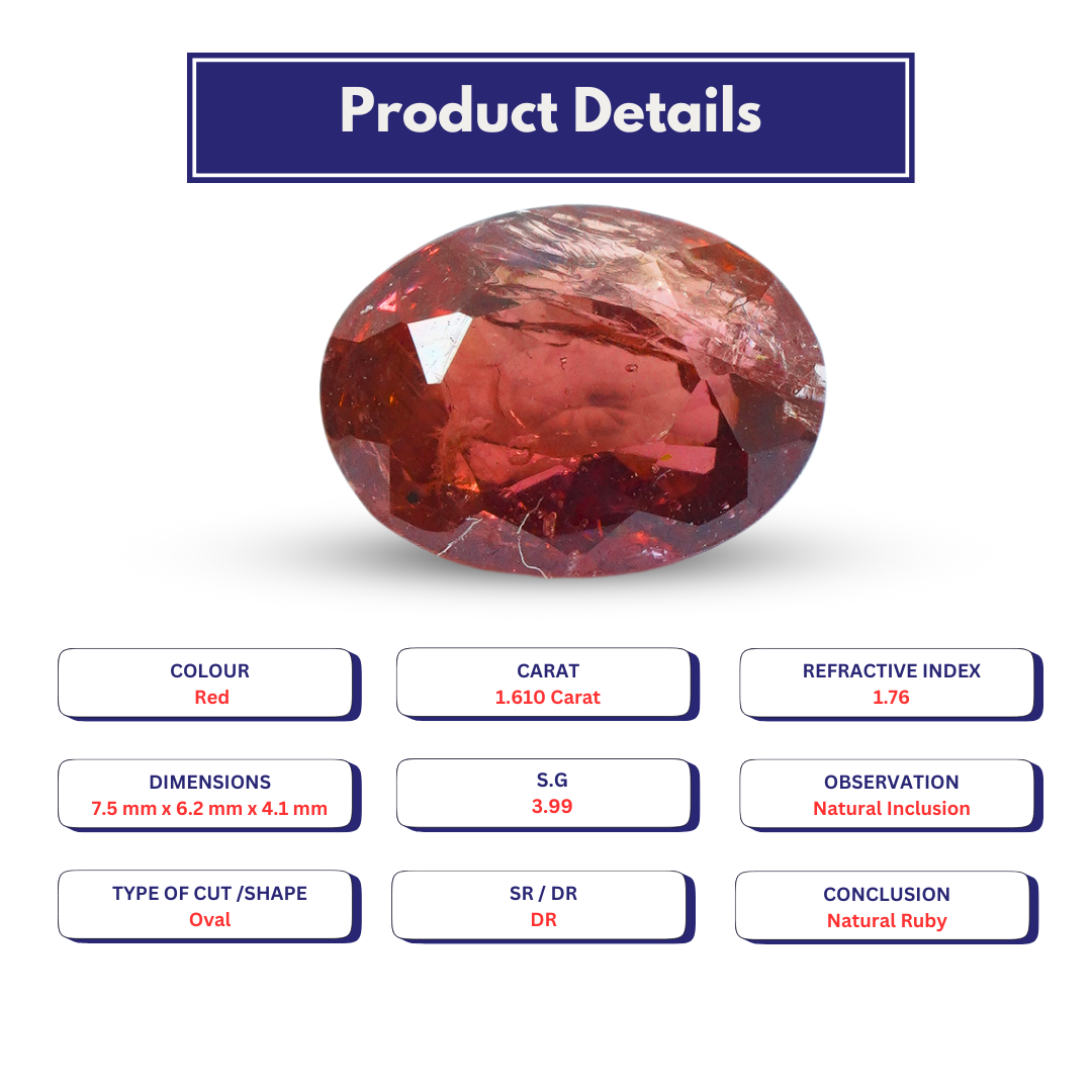 Ruby 1.610 Carat