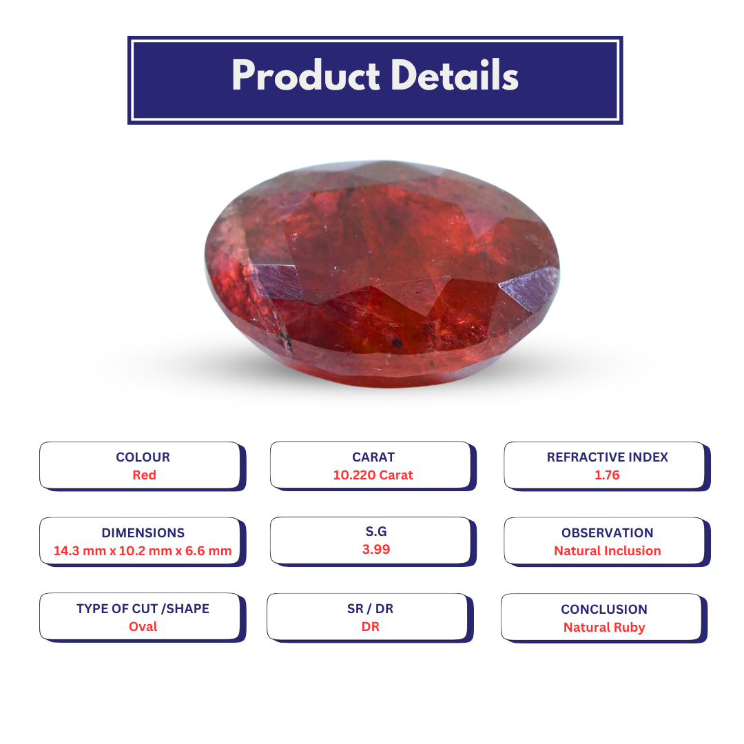 Ruby 10.220 Carat