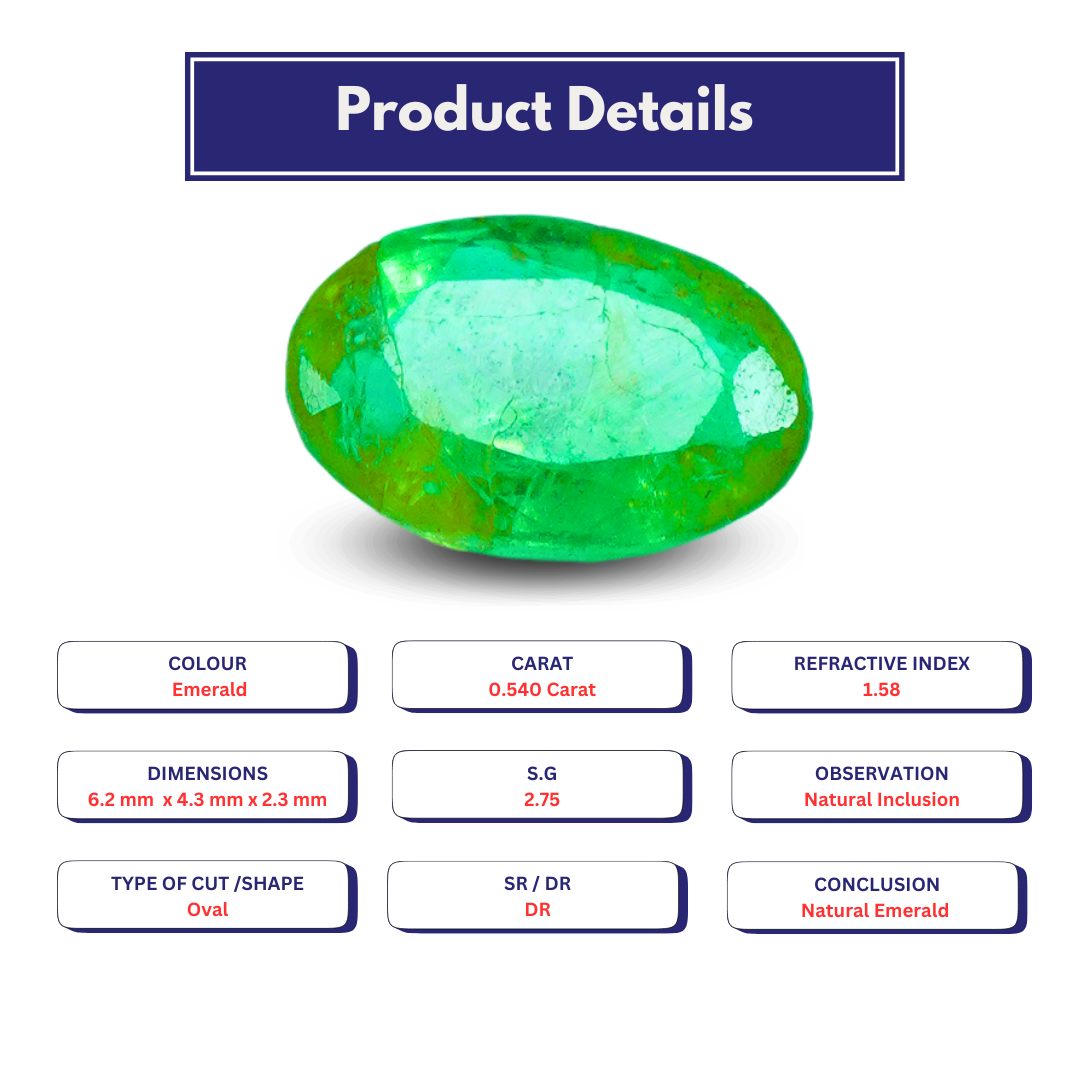 Natural Emerald 0.540