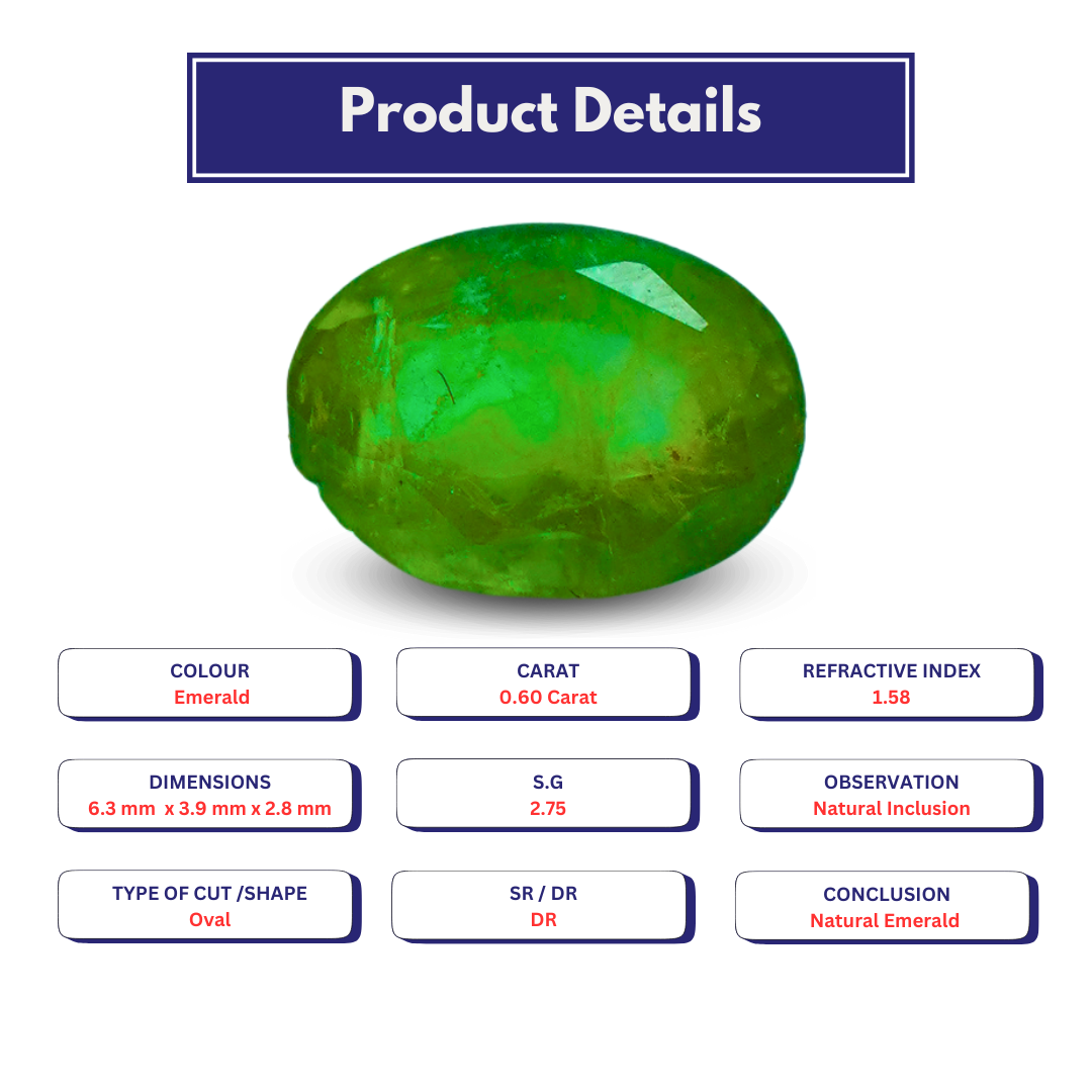 Natural Emerald 0.60