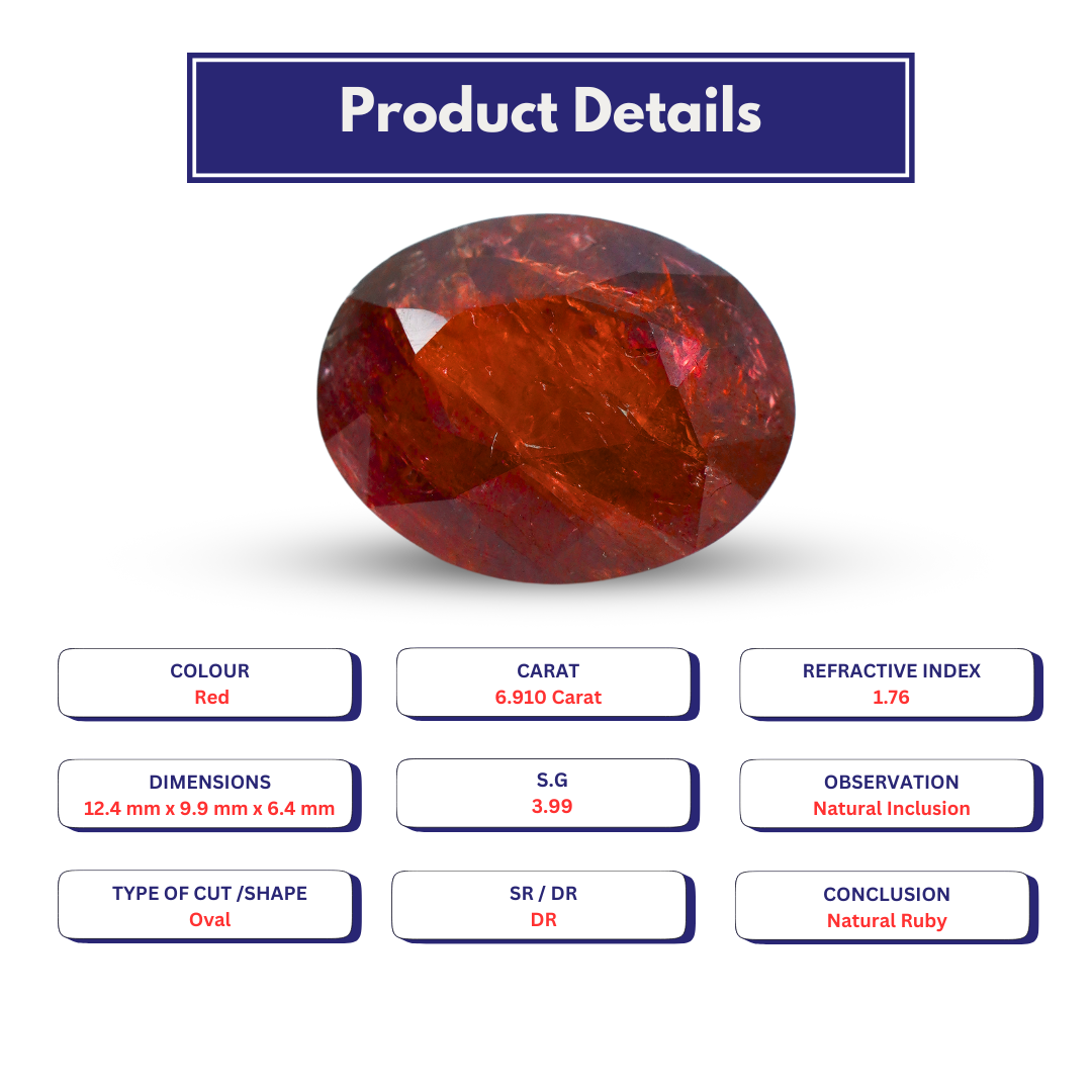 Ruby 6.910 Carat