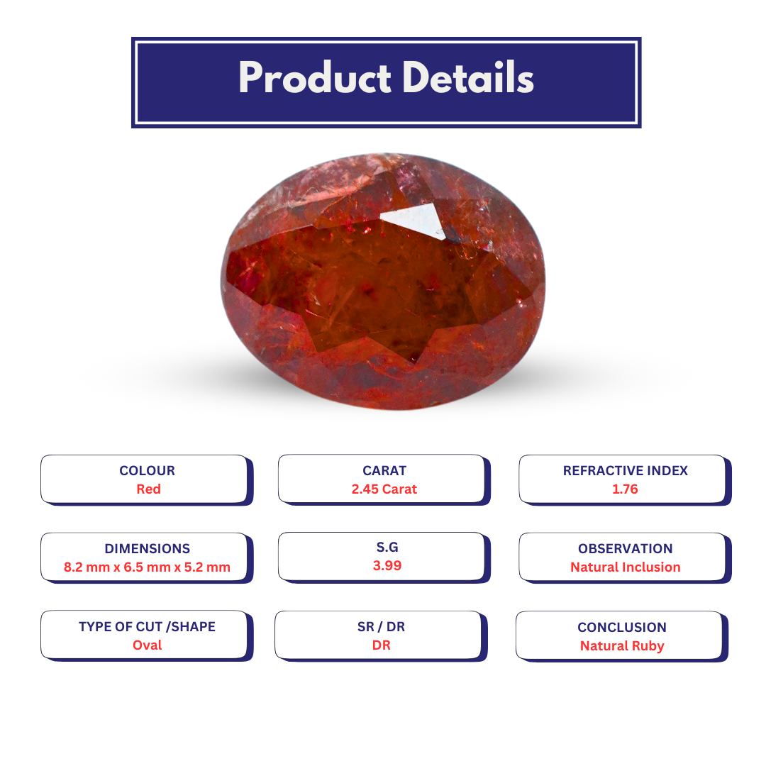 Ruby 2.45 Carat