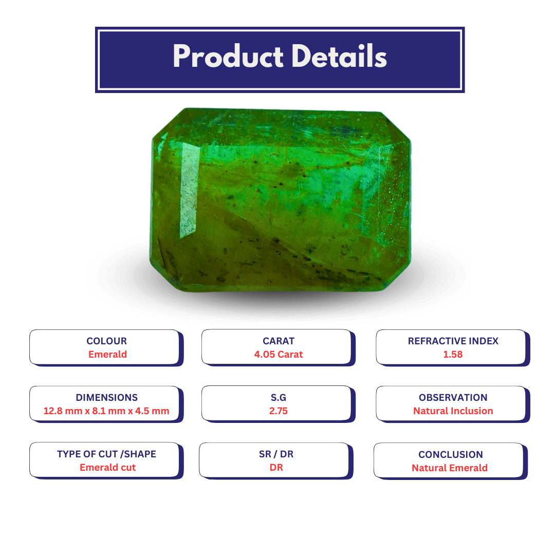 Natural Emerald 4.05