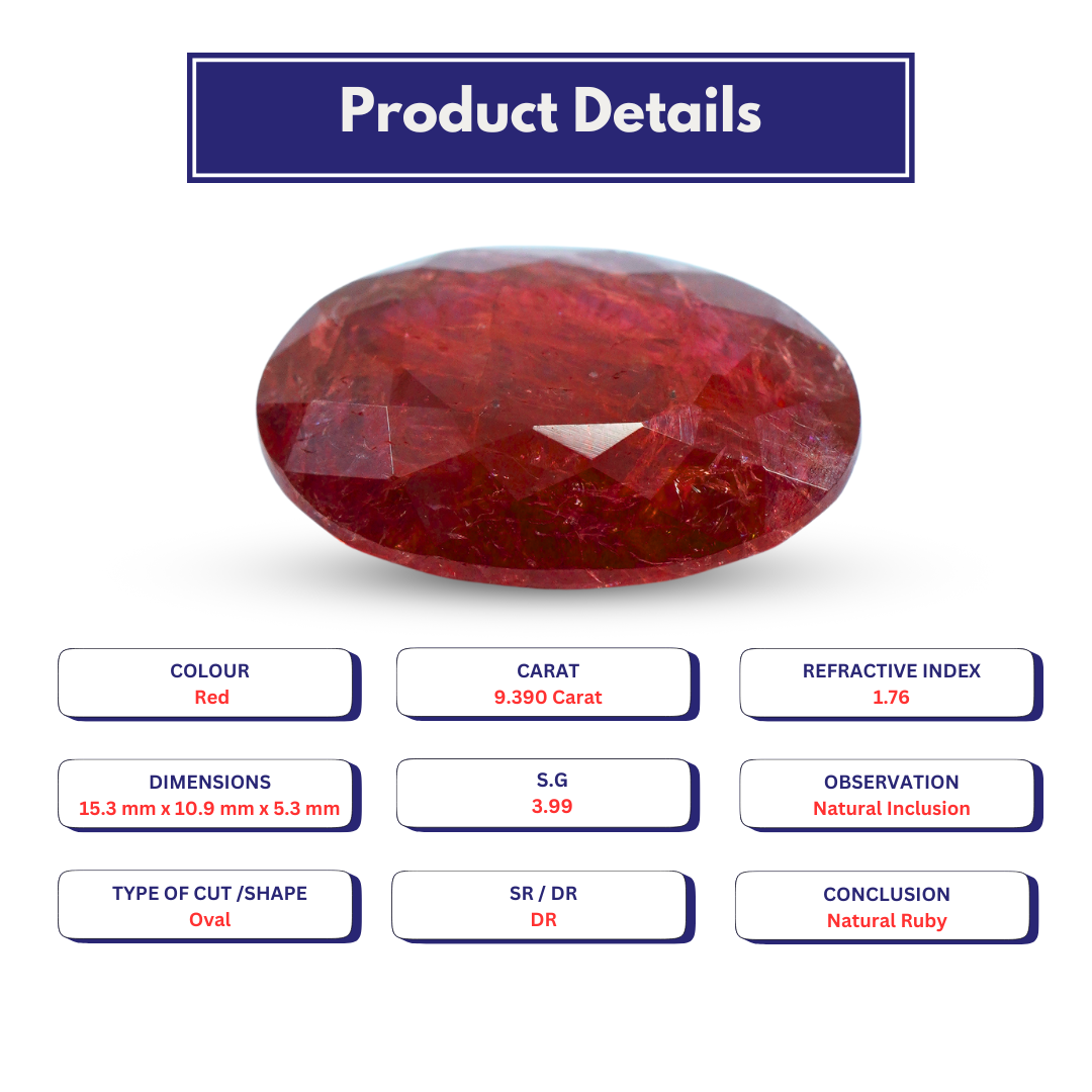 Ruby 9.390 Carat