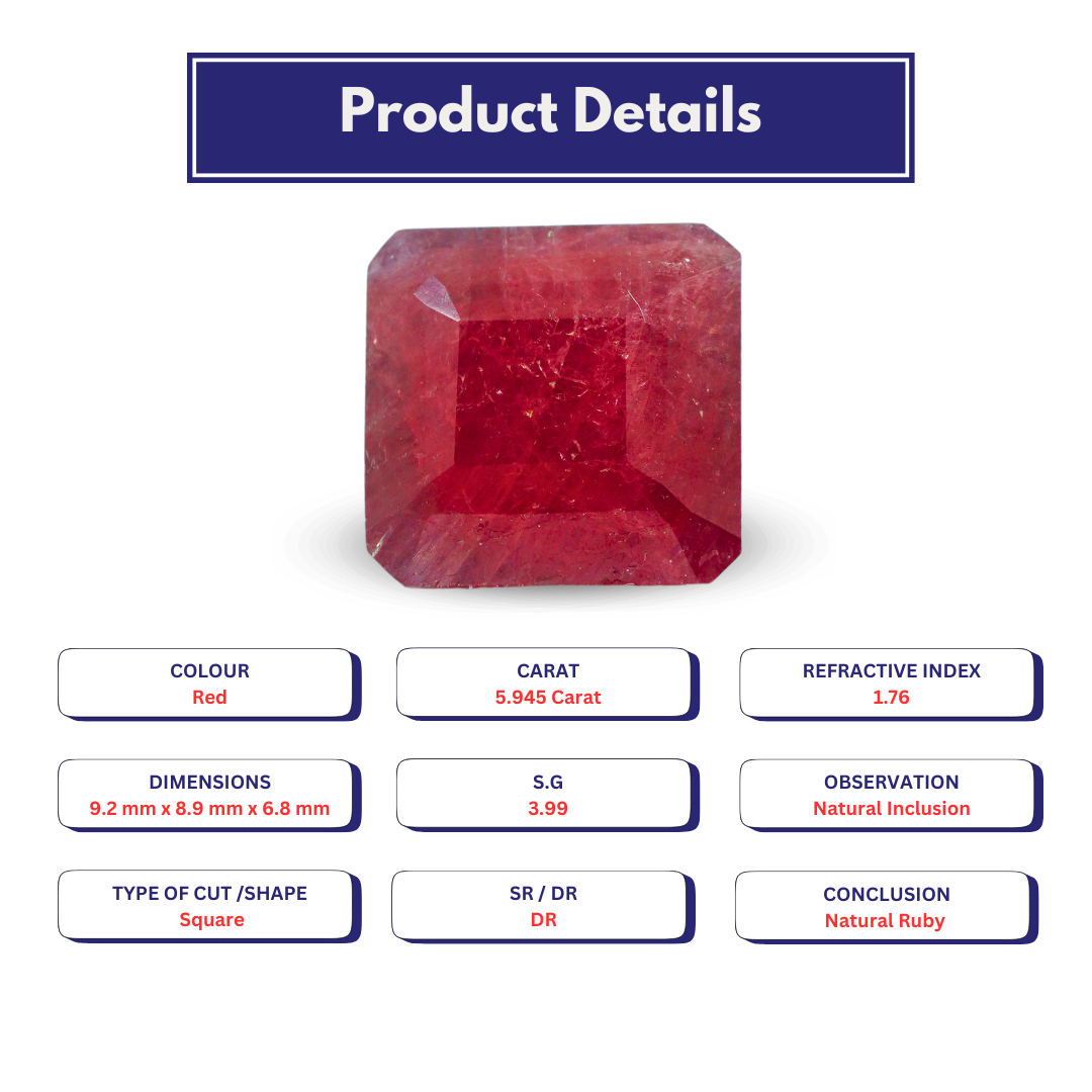 Ruby 5.945 Carat