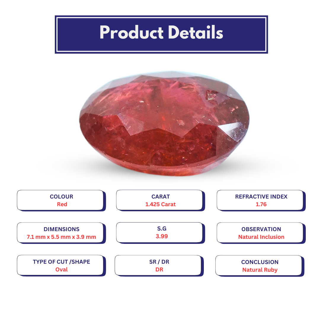 Ruby 1.425 Carat