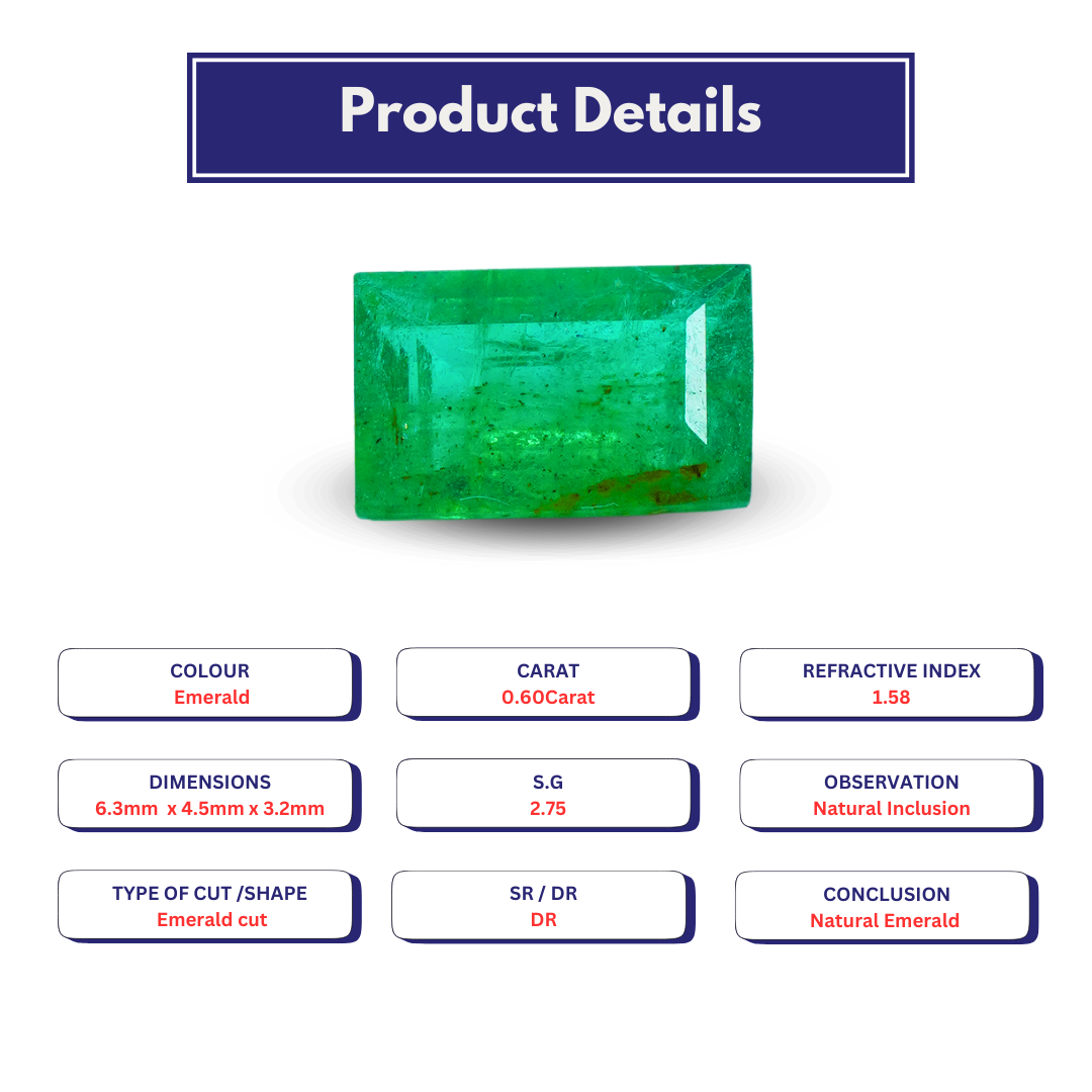 Natural Emerald 0.60