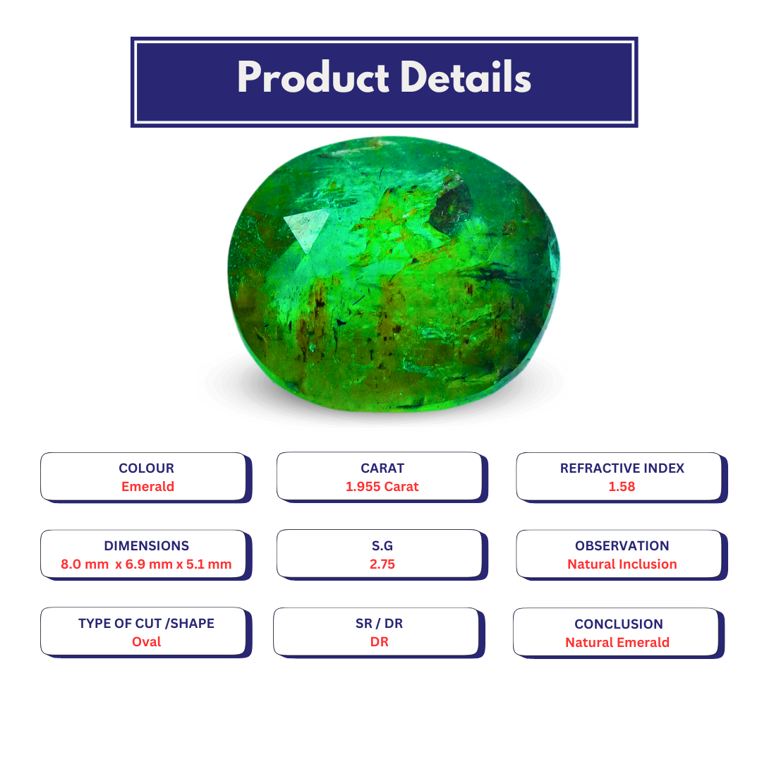 Natural Emerald 1.955