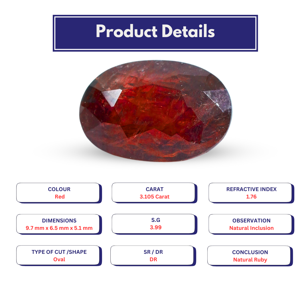 Ruby 3.105 Carat