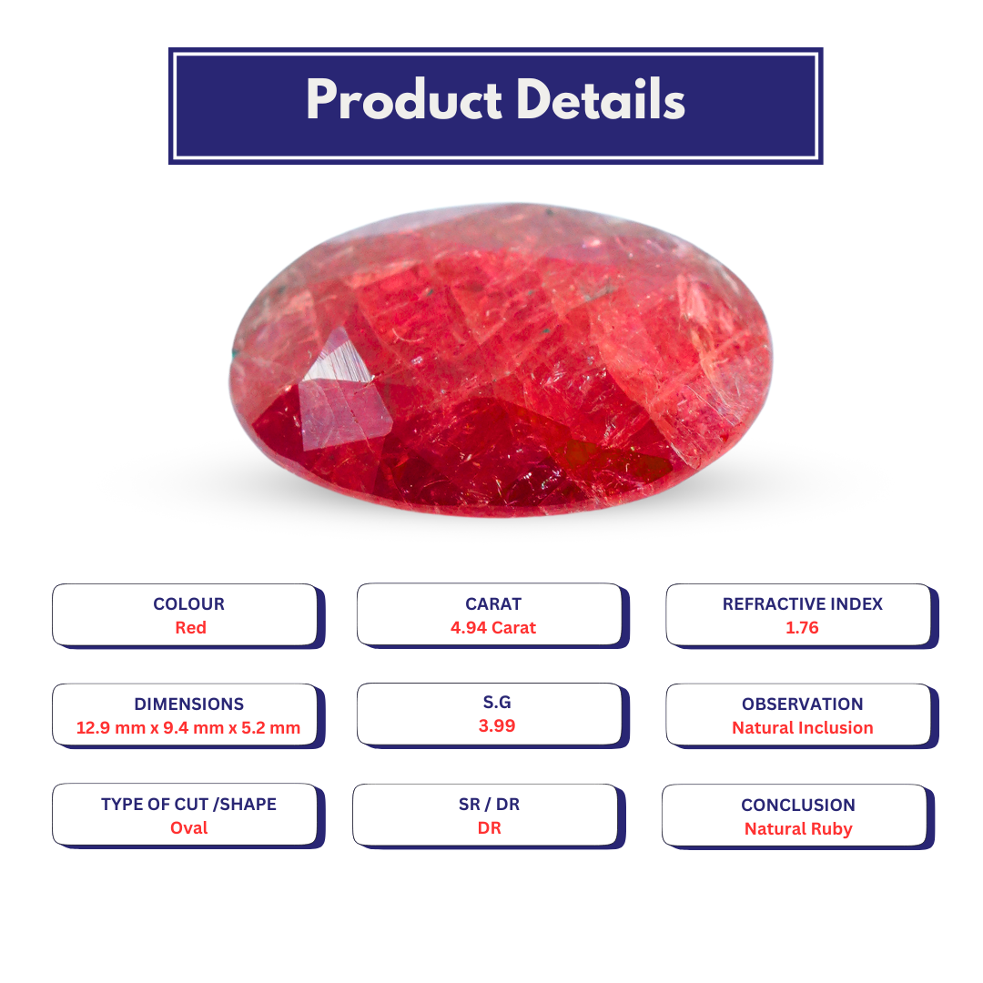 Ruby 4.940 Carat
