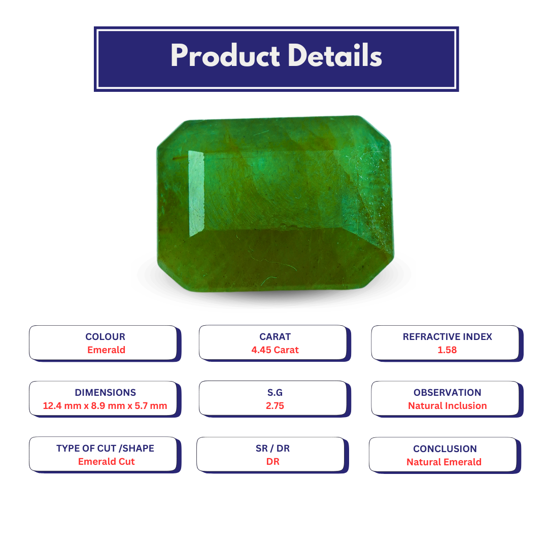 Natural Emerald 4.45