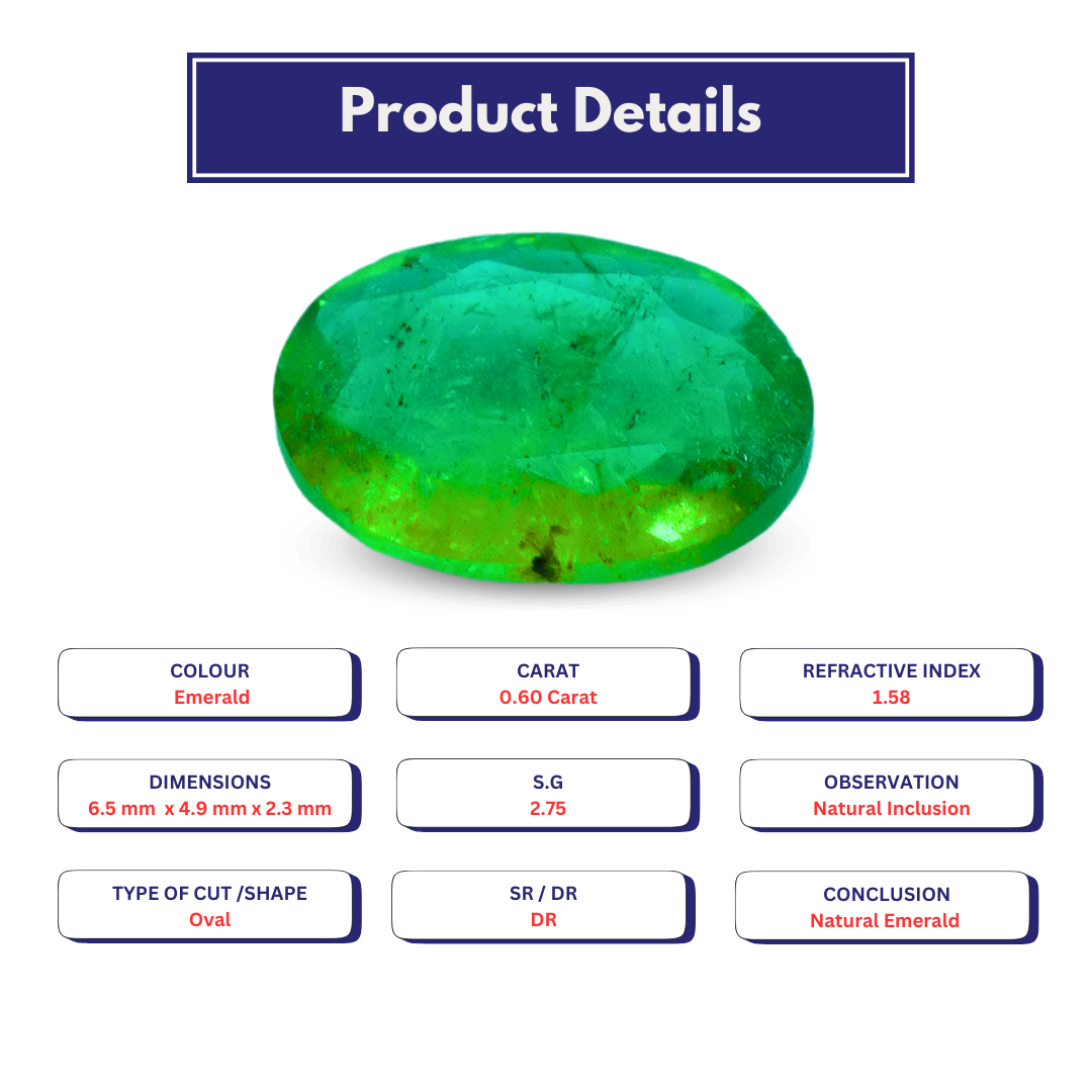 Natural Emerald 0.60