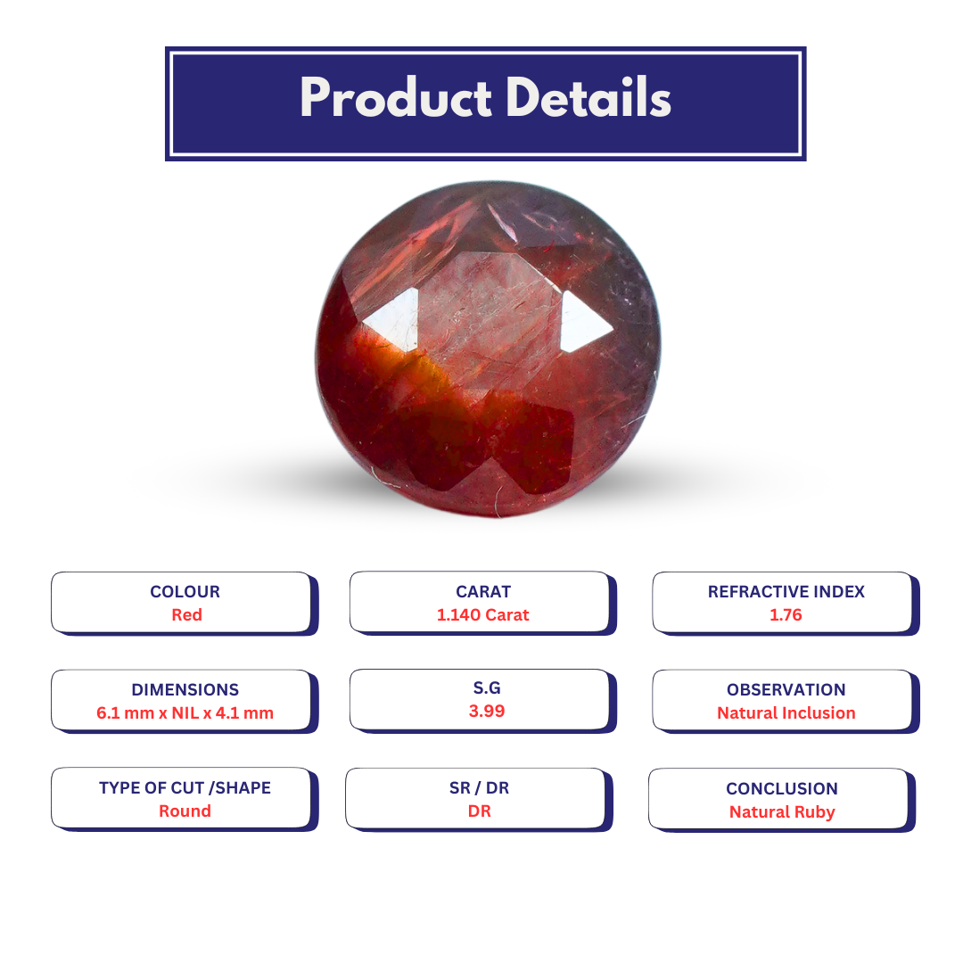 Ruby 1.140 Carat