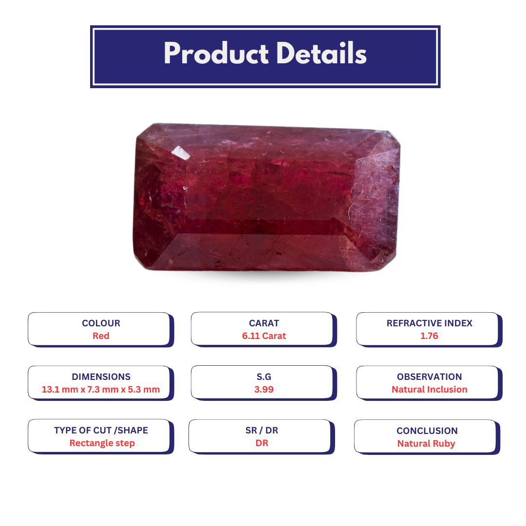 Ruby 6.110 Carat