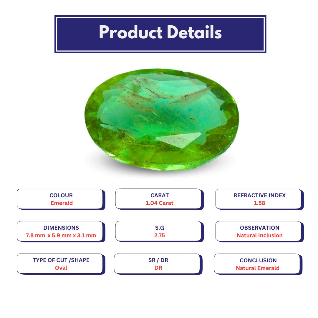 Natural Emerald 1.04