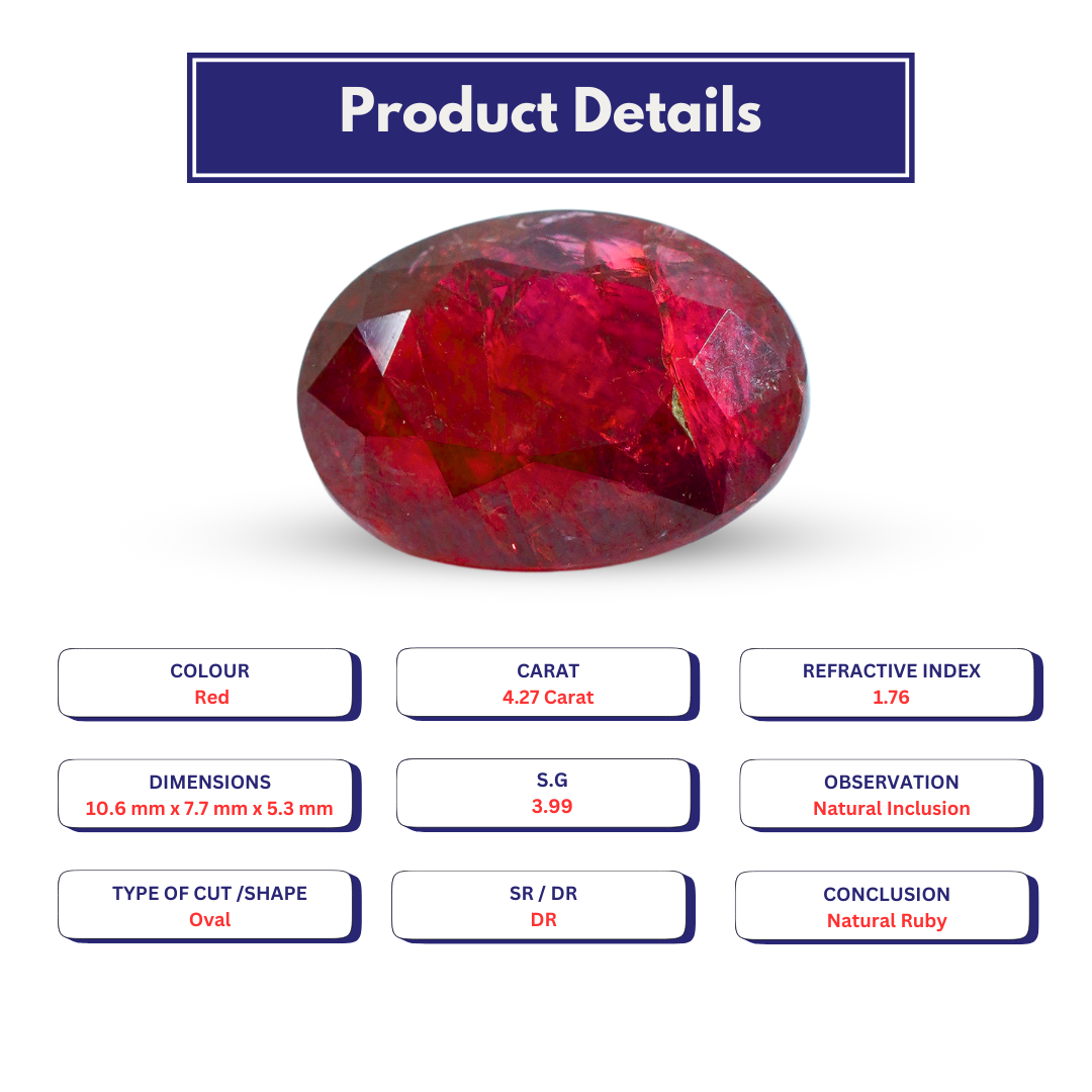 Ruby 4.270 Carat