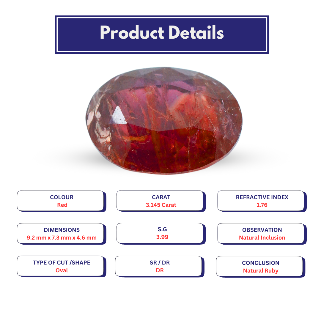 Ruby 3.145 Carat