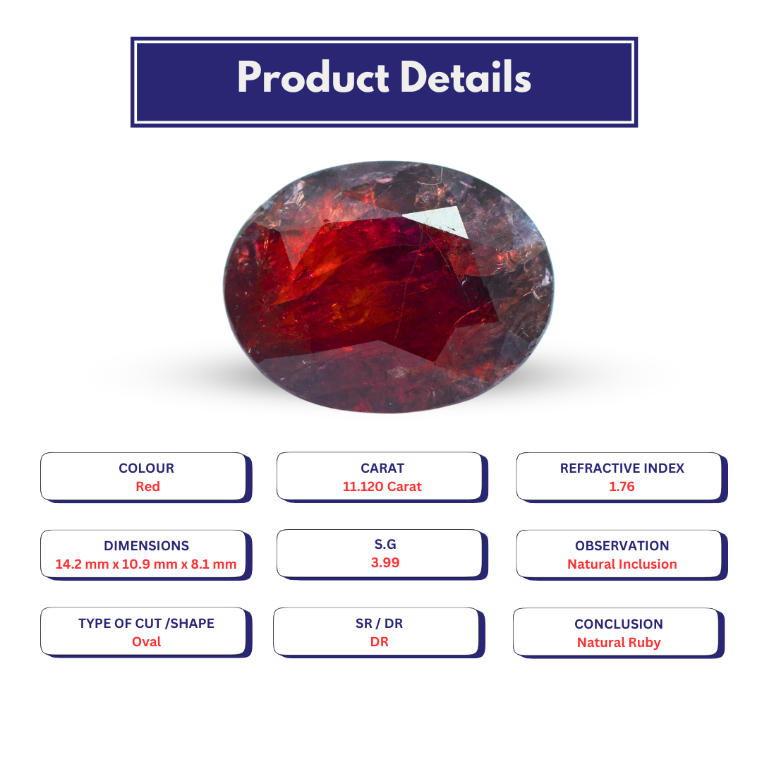 Ruby 11.120 Carat