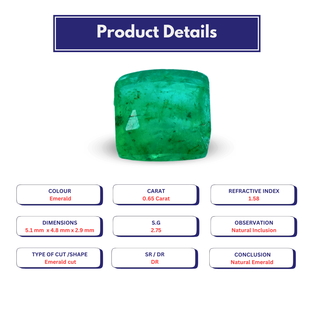 Natural Emerald 0.65