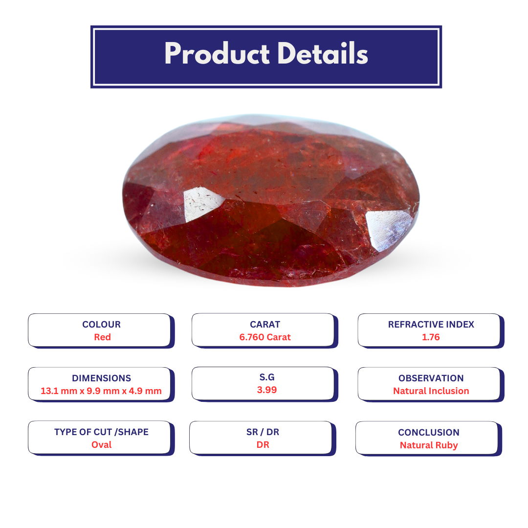 Ruby 6.760 Carat