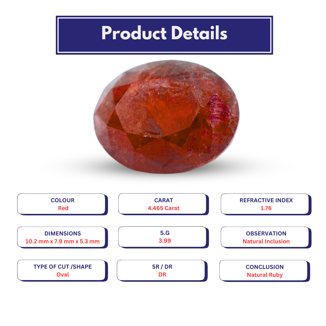 Ruby 4.465 Carat