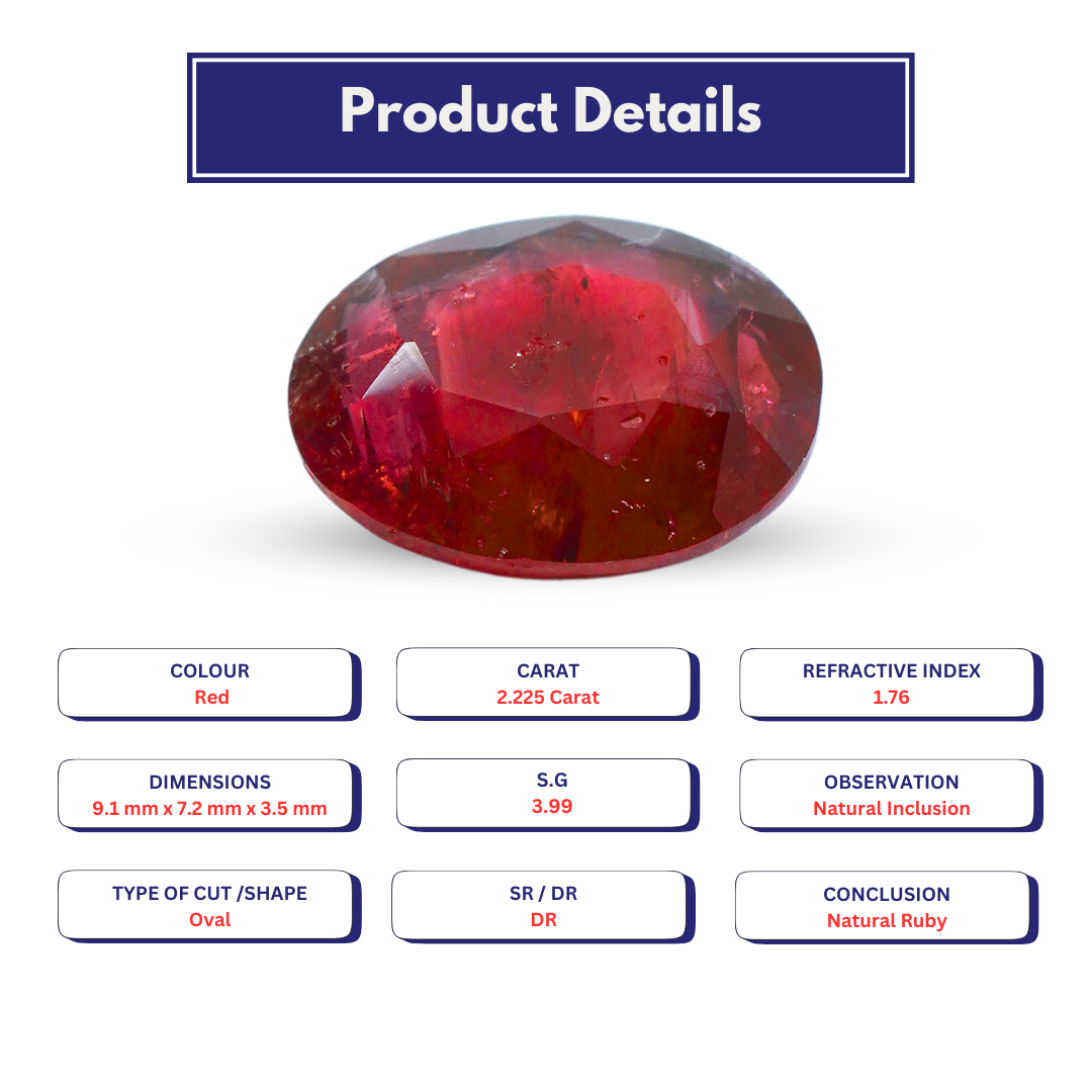 Ruby 2.225 Carat