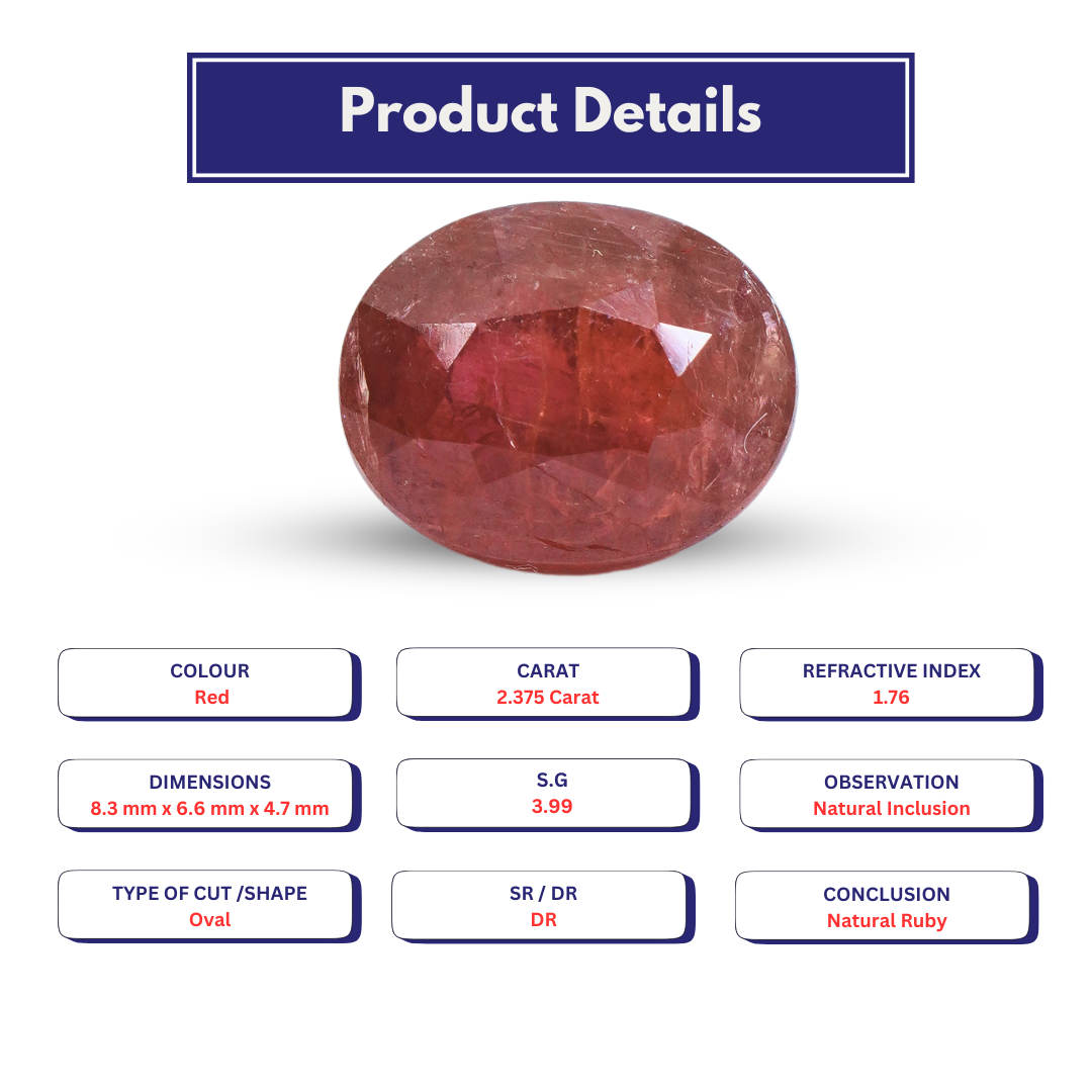 Ruby 2.375 Carat