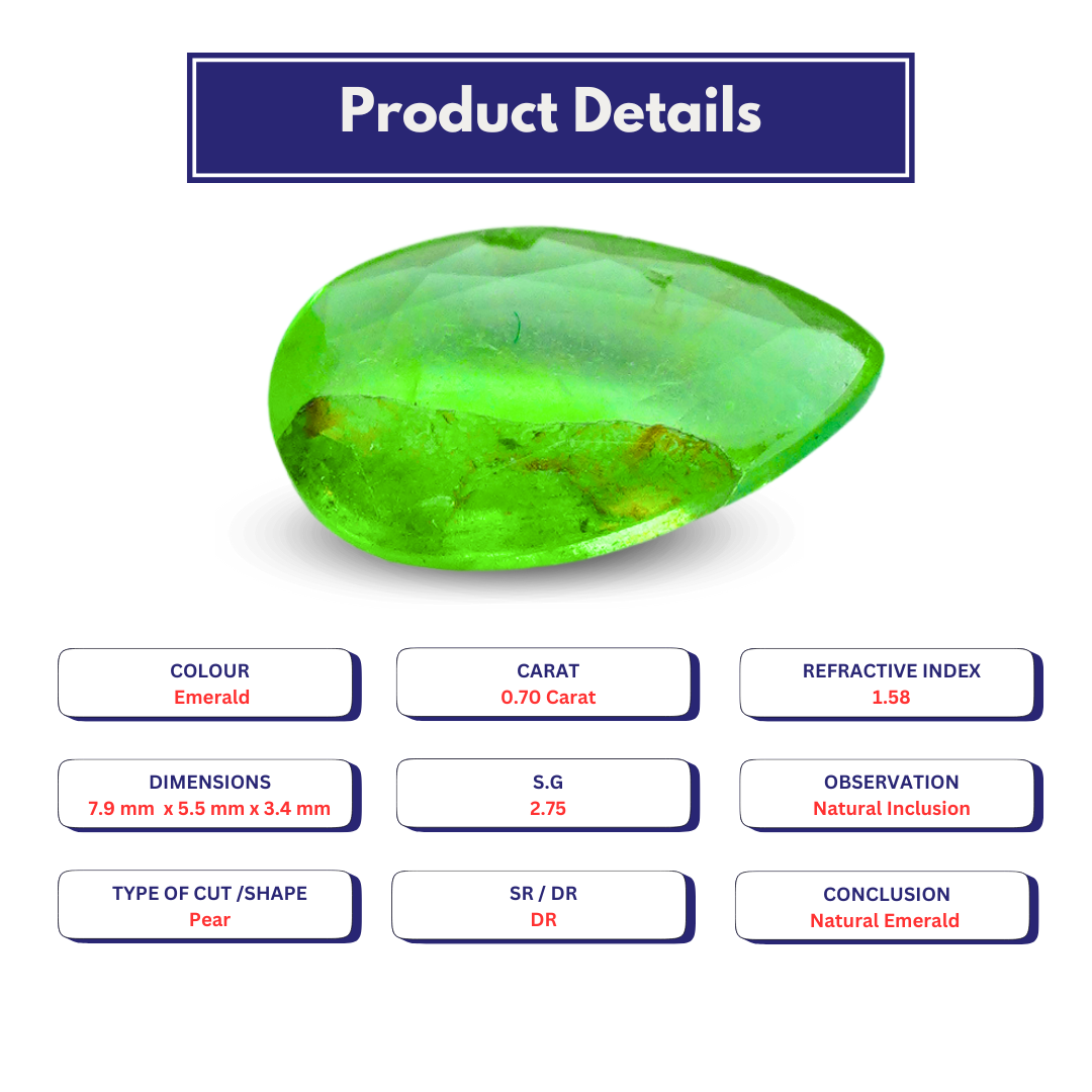 Natural Emerald 0.70