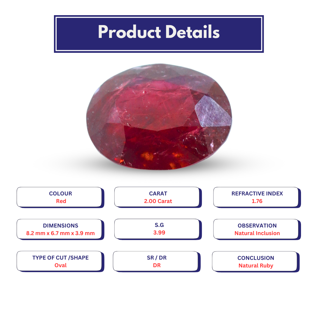 Ruby 2.00 Carat