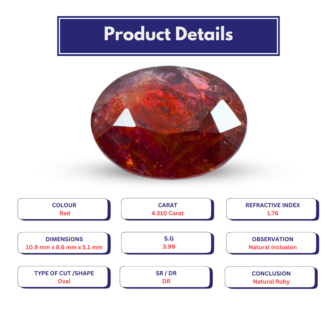 Ruby 4.310 Carat