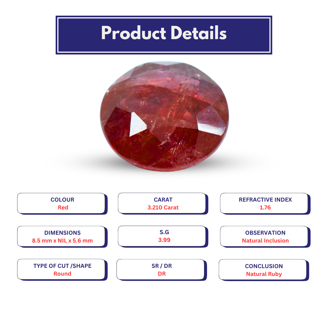 Ruby 3.210 Carat