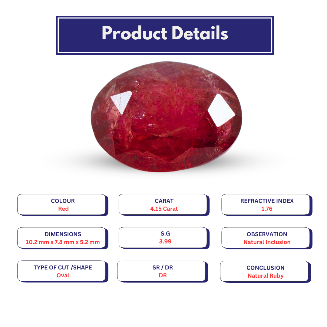 Ruby 4.150 Carat