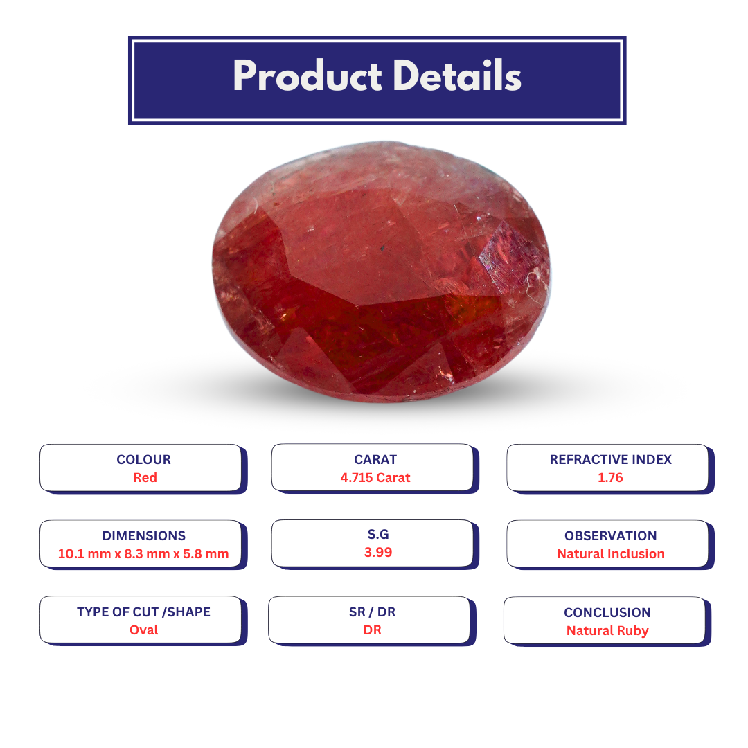 Ruby 4.715 Carat