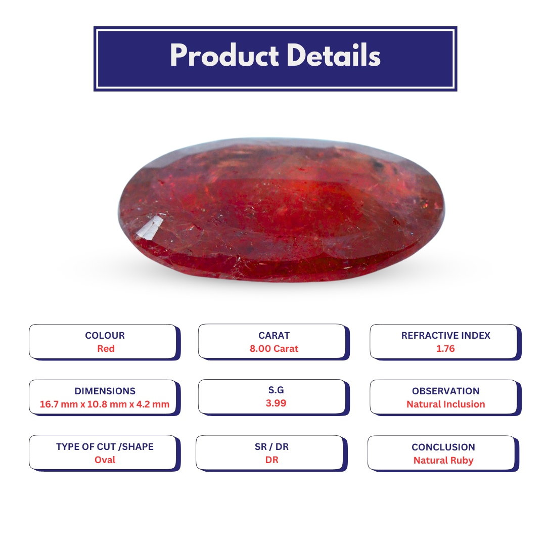 Ruby 8.00 Carat