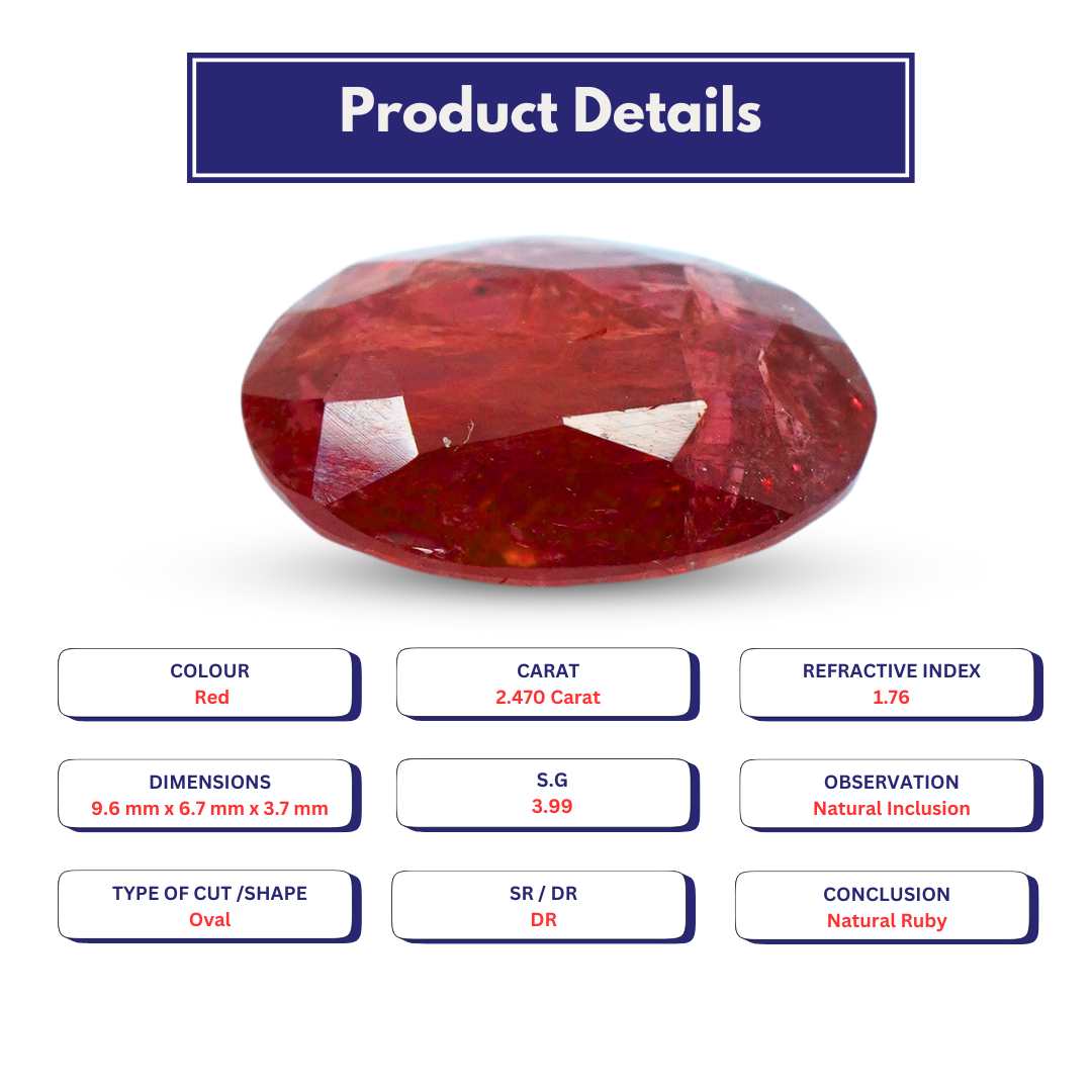 Ruby 2.470 Carat