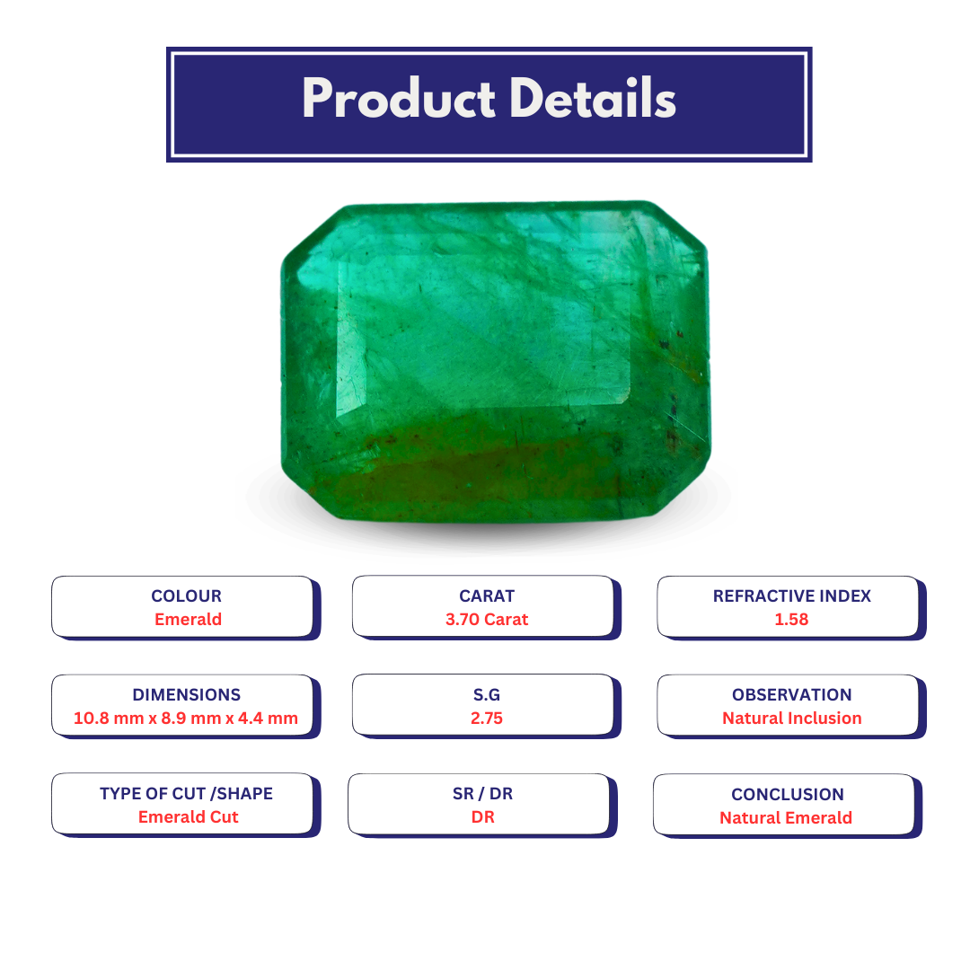 Natural Emerald 3.70