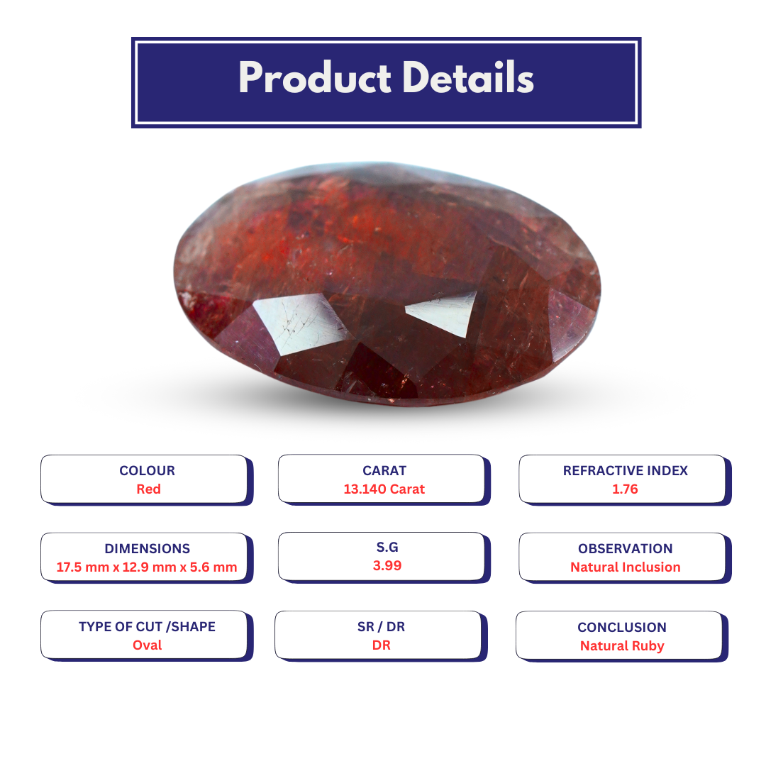 Ruby 13.140 Carat