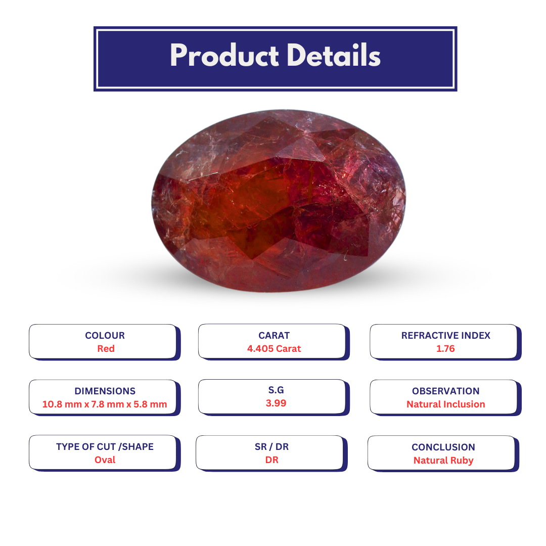 Ruby 4.405 Carat