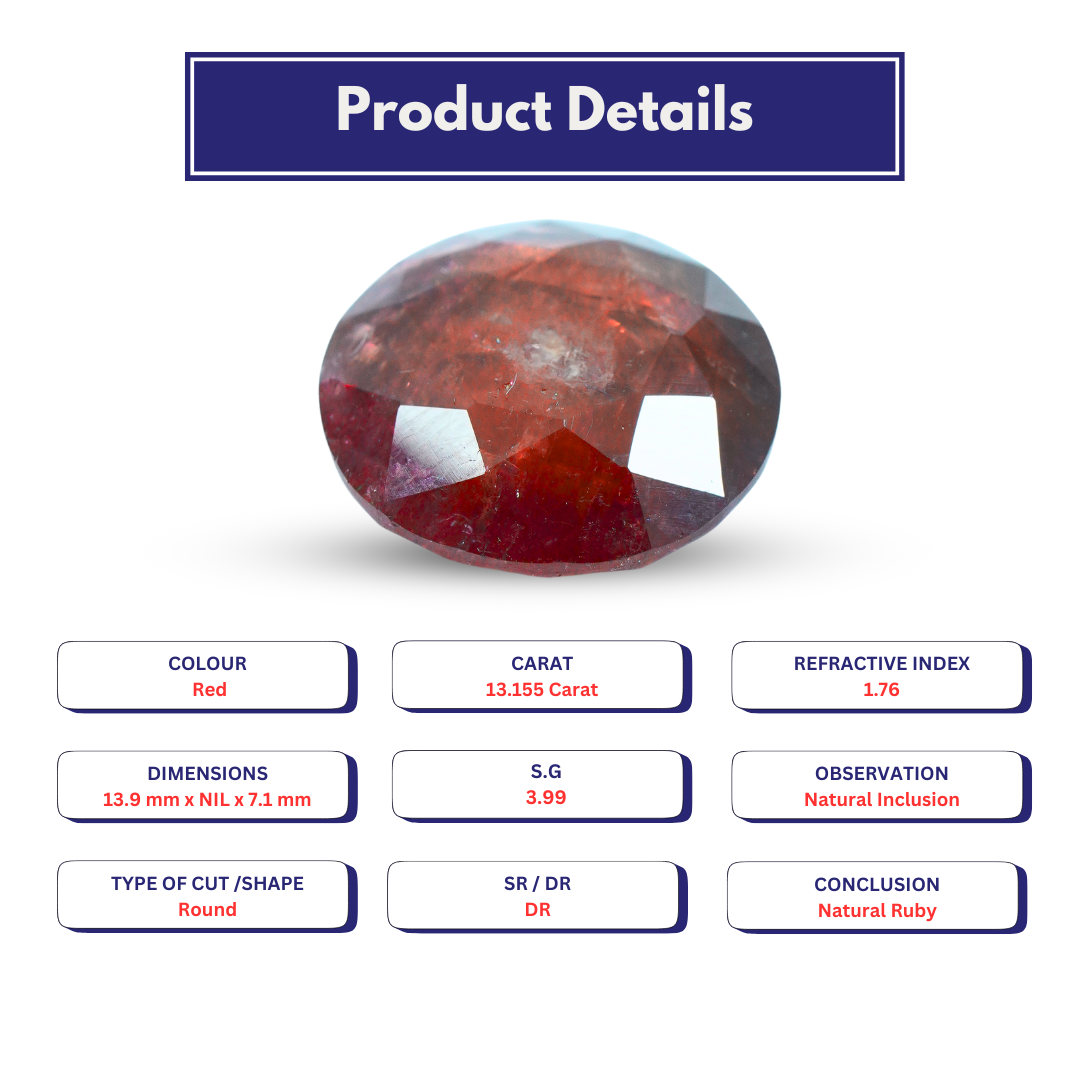 Ruby 13.155 Carat