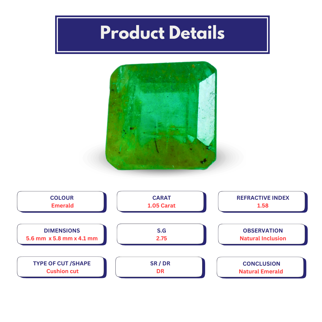 Natural Emerald 1.05