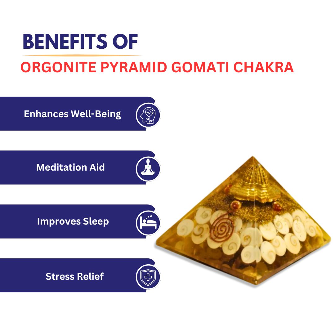 Benefits of Orgonite Pyramid Gomati Chakra